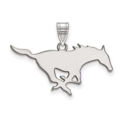 Southern Methodist University Large Pendant 10k White Gold 1W004SMU, MPN: 1W004SMU, 886774772516
