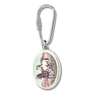 Barlow Designs Color Stallions Oval Key Chain GM24081, MPN: GM24081, 617414633641
