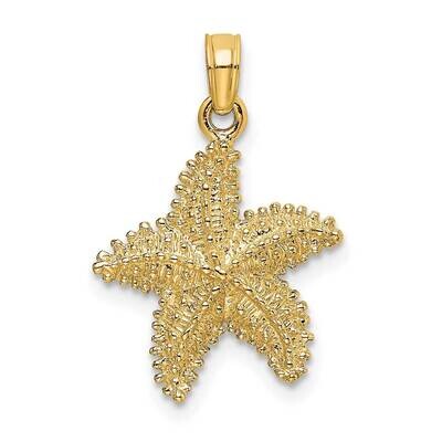 Starfish with Beaded Texture Charm 14k Gold K8071, MPN: K8071, 63721806061