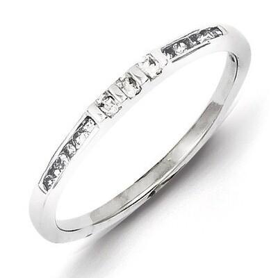 Ring Sterling Silver Rhodium-plated Diamond QR4794, MPN: QR4794, 883957439839
