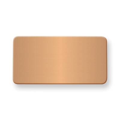 11/16 x 1 11/32 Copper Aluminum Plates-Sets of 6  GL6678-CA, MPN: GL6678-CA,