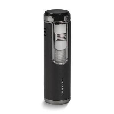 Vertigo Eloquence Black Fold-out Punch Quad Flame Lighter GM25115BK, MPN: GM25115BK, 894236020310