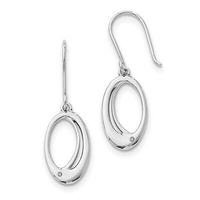 Earrings Diamond Sterling Silver QW291, MPN: QW291, 886774234083