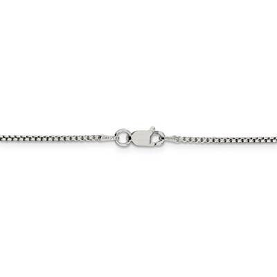 26 Inch 1.5mm Round Box Chain Sterling Silver QHX028-26, MPN: QHX028-26, 886774091778