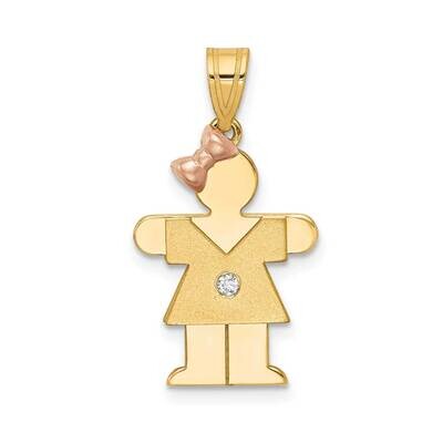 VS Diamond Kid Pendant 14k Two-tone Gold XK477VS, MPN: XK477VS, 883957235752