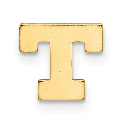 Die Struck Letter T 14k Yellow Gold YG2221T, MPN: YG2221T,
