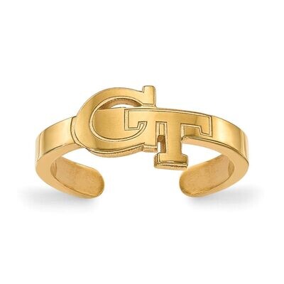 Georgia Institute of Technology Toe Ring Gold-plated Silver GP023GT, MPN: GP023GT, 886774927435