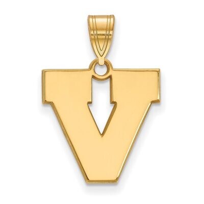 University of Virginia Medium Pendant 14k Yellow Gold 4Y045UVA, MPN: 4Y045UVA, 886774882642