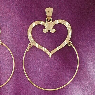 Dazzlers Jewelry Holder Pendant Necklace Charm Bracelet in Yellow, White or Rose Gold 4206, MPN: DZ…