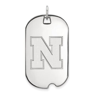 University of Nebraska Large Dog Tag Sterling Silver SS055UNE, MPN: SS055UNE, 886774713434