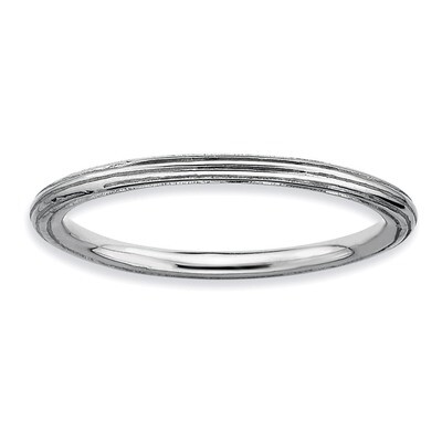 Step-down Ring - Sterling Silver Rhodium-plated QSK183, MPN: QSK183, 883957127828