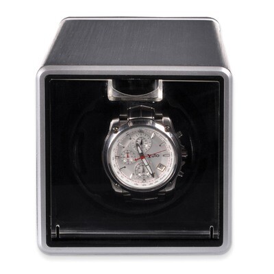 Rotations Silver Metal Single Watch Winder GM8460, MPN: GM8460, 886774579306
