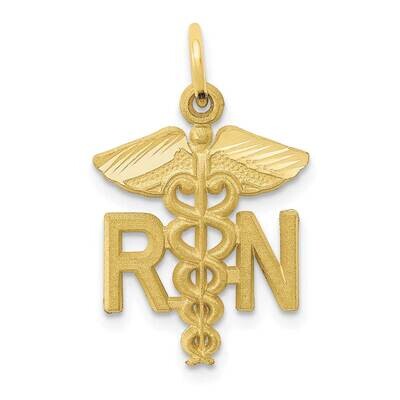 Nurse Charm 10k Gold 10ZC432, MPN: 10ZC432, 191101085468