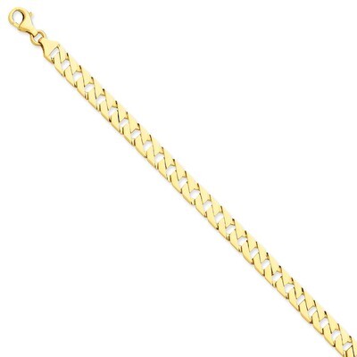 7.41mm Hand-Polished Fancy Link Chain 24 Inch 14k Gold LK149-24, MPN: LK149-24, 886774403922