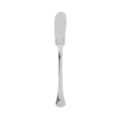 Sambonet deco butter spreader 6 1/4 inch - silverplated on 18/10 stainless steel, MPN: 52703-70, 79…