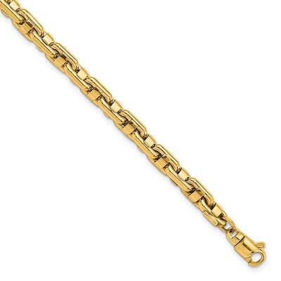 Yellow Polished Fancy Link Men&#39;s Bracelet 14k Gold GB271-8.5, MPN: GB271-8.5, 883957810416