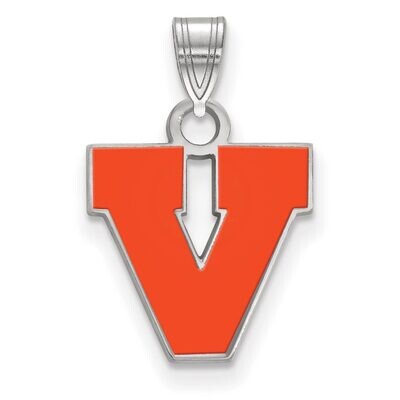 University of Virginia Small Enamel Pendant Sterling Silver SS058UVA, MPN: SS058UVA, 886774724812