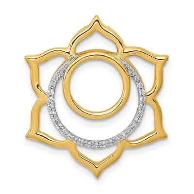 1/10Ct. Diamond Swadhisthana/Sacral Chakra Chain Slide 14k Gold PM4100-010-YA, MPN: PM4100-010-YA, …