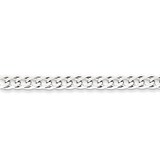 24 Inch 6.25mm Double 6 Side Diamond Cut Flat Link Chain Sterling Silver QFC154-24, MPN: QFC154-24,…