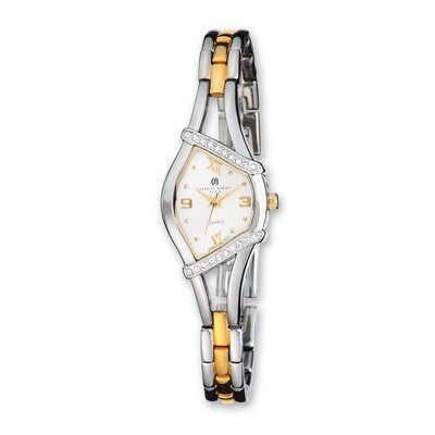 Charles Hubert Gold-finish 2-tone Crystal Bezel 20mm Watch Ladies XWA3311, MPN: XWA3311, 8112330189…