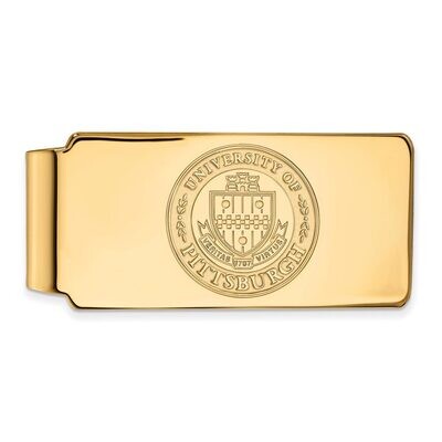University of Pittsburgh Money Clip Crest Gold-plated Silver GP049UPI, MPN: GP049UPI, 886774947105