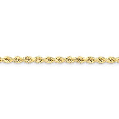5mm Handmade Regular Rope Chain 22 Inch 14k Gold 035S-22, MPN: 035S-22, 886774395708