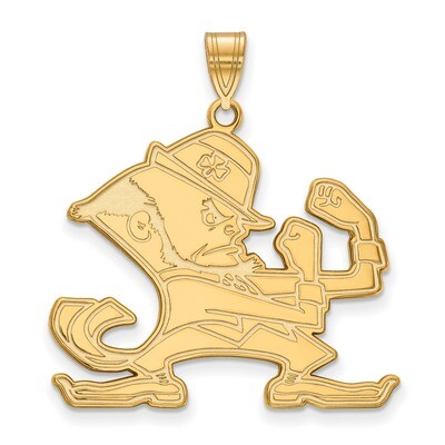 University of Notre Dame x-Large Pendant Gold-plated Sterling Silver GP047UND, MPN: GP047UND, 19110…