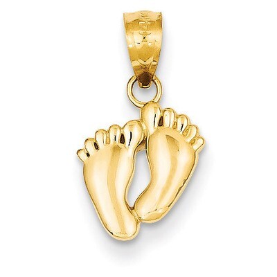 Small Feet Pendant 14k Gold XR922, MPN: XR922, 886774620251