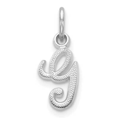 Initial G Charm 10k White Gold 10C763WG, MPN: 10C763WG,