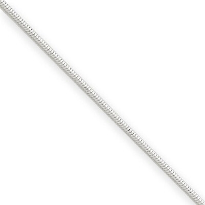 0.70mm Ocatagonal Snake Chain 30 Inch 14k White Gold WOS060-30, MPN: WOS060-30, 886774431642