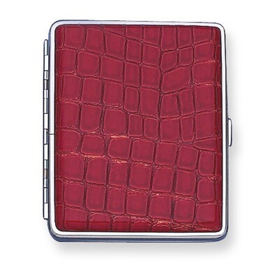 Faux Croco Covered (Holds 20-100mm) Cigarette Card Case GM4998, MPN: GM4998, 788089079604