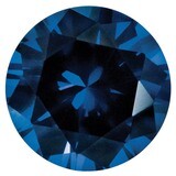 Sapphire Blue 1.25Mm Round Diamond Cut Gemstone SA-0125-RDD-BL-A, MPN: SA-0125-RDD-BL-A,