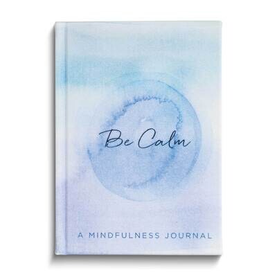 Blue Water Color 5x7 Inch BE CALM Guided Journal GM24470, MPN: GM24470, 826635246879