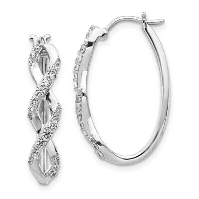 Fancy Earrings 14k White Gold Diamond EM3888-050-WA, MPN: EM3888-050-WA, 883957258515