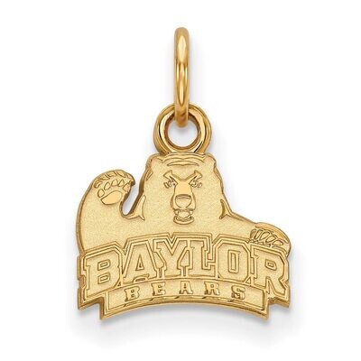 Baylor University x-Small Pendant 14k Yellow Gold 4Y001BU, MPN: 4Y001BU, 886774855516
