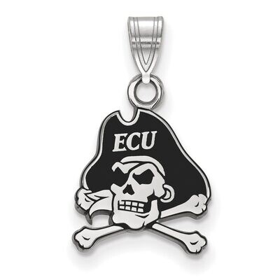 East Carolina University Small Enamel Pendant Sterling Silver SS027ECU, MPN: SS027ECU, 886774681672