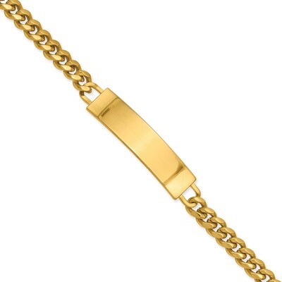 Kelly Waters Large Polished ID Bracelet 8.25 Inch Gold-plated KW518-8.25, MPN: KW518-8.25, 19110148…