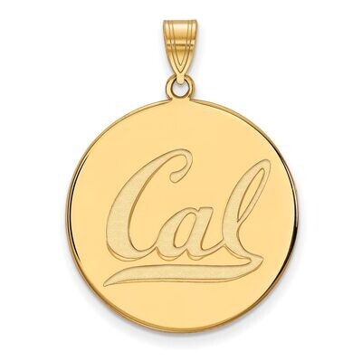 University of California Berkeley x-Large Disc Pendant 14k Yellow Gold 4Y046UCB, MPN: 4Y046UCB, 886…