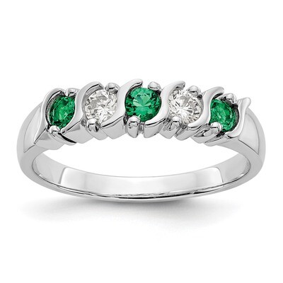 Yellow Gold Diamond with Emerald Band 14k Gold RM3290B-EM-019-WAA, MPN: RM3290B-EM-019-WAA, RM3290B…