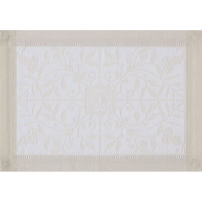 Le Jacquard Francais Venezia Ivory Placemat 21 x 15 Inch Set of 4, MPN: 17863, 3660269178635