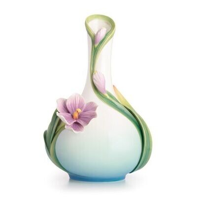 Franz Porcelain Crocus Flower Mid Size Vase FZ02573, MPN: FZ02573, 810524018463
