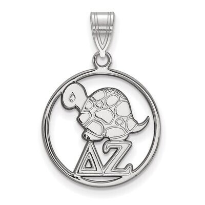 Delta Zeta Small Circle Pendant Sterling Silver SS041DZ, MPN: SS041DZ, 886774608723