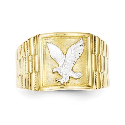 Men&#39;s Eagle Ring 10K Gold &amp; Rhodium 10C1295, MPN: 10C1295, 886774021584