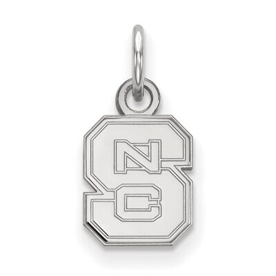 North Carolina State University x-Small Pendant 14k White Gold 4W001NCS, MPN: 4W001NCS, 886774824437