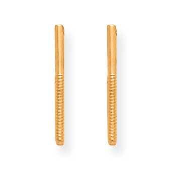 Threaded Earring Post 14k Yellow Gold YG2680, MPN: YG2680,