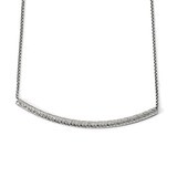 Leslie&#39;s Bar with 2 inch Extender Necklace 17 Inch Sterling Silver HB-QLF841-17, MPN: QLF841-17, 19…