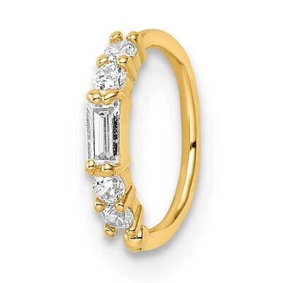 Ear Cuff 14k Gold CZ Diamond BD199, MPN: BD199, 883957967370