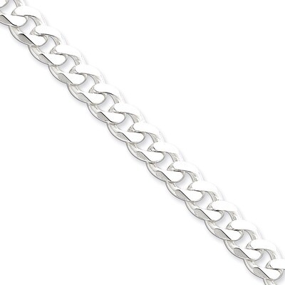 8 Inch 8mm Curb Chain Sterling Silver QCB220-8, MPN: QCB220-8, 883957083728
