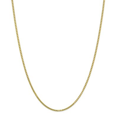 18 Inch 1.9mm Box Chain 10k Gold 10BX200-18, MPN: 10BX200-18, 191101440267