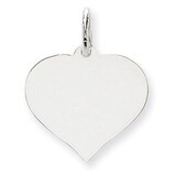 Heart Disc Charm 14k White Gold XWM603/11, MPN: XWM603/11, 883957494531